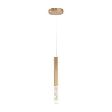 Diaphane LED Pendant in Gold by ET2
