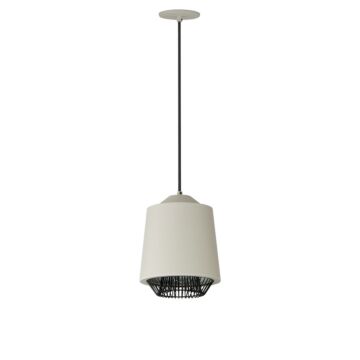 Phoenix LED Pendant in Gray  Black by ET2
