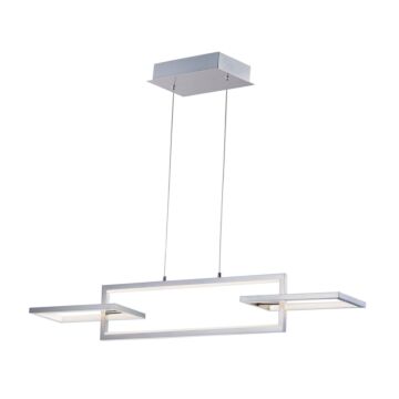 Link LED Pendant in Satin Nickel by ET2