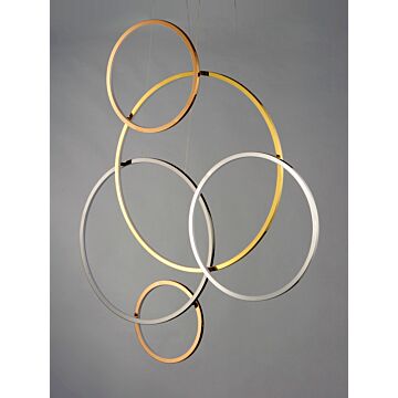 Union LED Pendant in MultiPlated by ET2