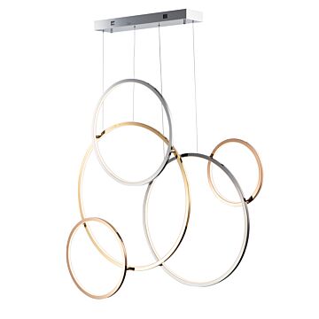 Union LED Pendant in MultiPlated by ET2