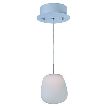 ET2 Puffs 6.25 Inch Matte White Glass Pendant in White