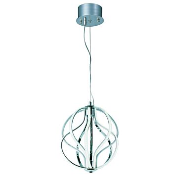 ET2 Aura 12 Inch 10 Light Pendant in Polished Chrome