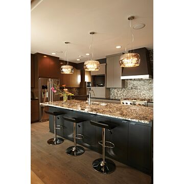 ET2 Sense 6 Light Pendant, Polished Chrome