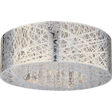 Inca LED Flush Mount in Polished Chrome by ET2