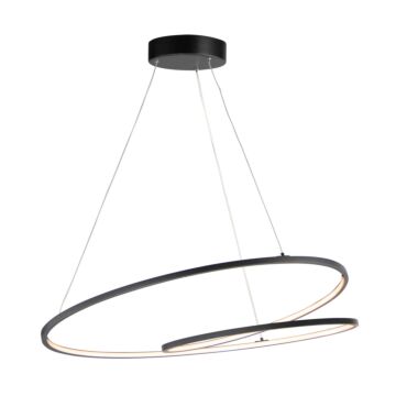 Cycle LED Pendant in Black by ET2