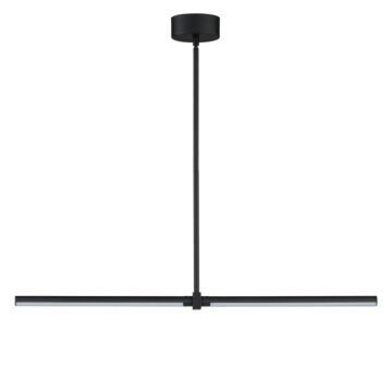 Dorian LED Linear Pendant in Black by ET2