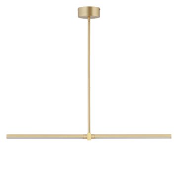 Dorian LED Linear Pendant in Gold by ET2