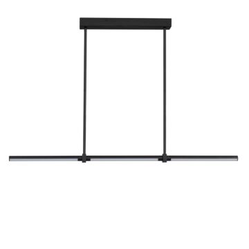 Dorian LED Linear Pendant in Black by ET2