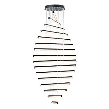 Hover LED Pendant in Black by ET2
