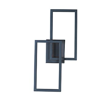 Traverse LED LED Outdoor Wall Sconce in Black by ET2