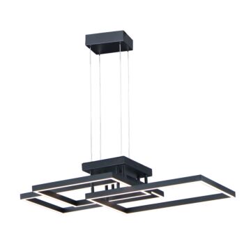 Traverse LED LED Pendant in Black by ET2