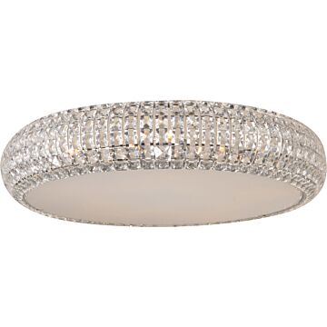 ET2 Bijou 4 Light Xenon Flush Mount, Polished Chrome