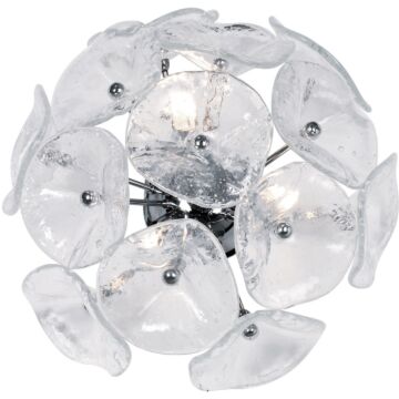 ET2 Fiori 3 Light Wall Light, Polished Chrome