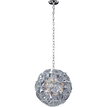 ET2 Fiori 12 Light Pendant, Polished Chrome