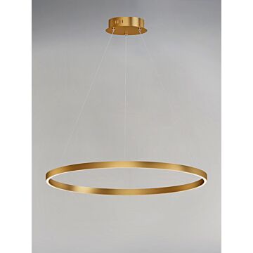 Groove WiZ LED Pendant in Gold by ET2