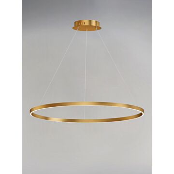 Groove WiZ LED Pendant in Gold by ET2