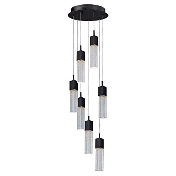 ET2 Fizz III 13.5 Inch 7 Light Pendant in Bronze