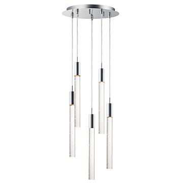 Big Fizz LED Pendant in Polished Chrome by ET2
