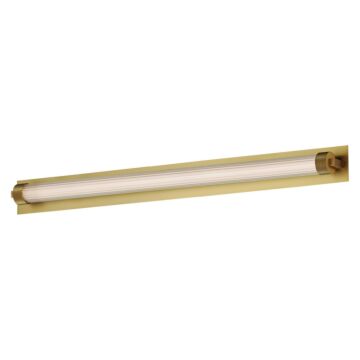 Doric LED Bath Sconce in Natural Aged Brass by ET2