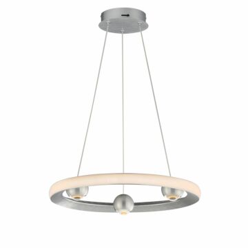 Nodes LED Pendant in Brushed Aluminum by ET2