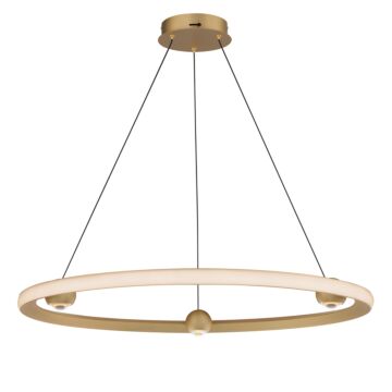 Nodes LED Pendant in Gold by ET2