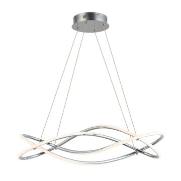 Coaster LED Pendant in Polished Chrome by ET2