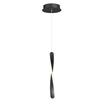 Pirouette LED Mini Pendant in Black by ET2