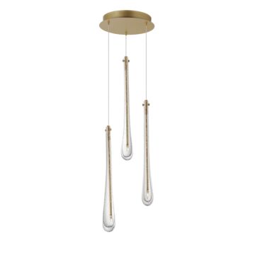 Stillo LED Pendant in Gold by ET2