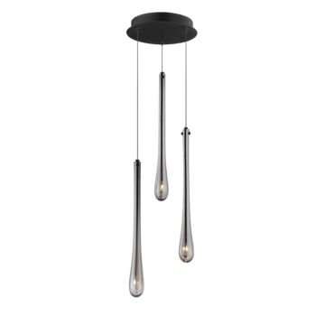 Stillo LED Pendant in Black by ET2