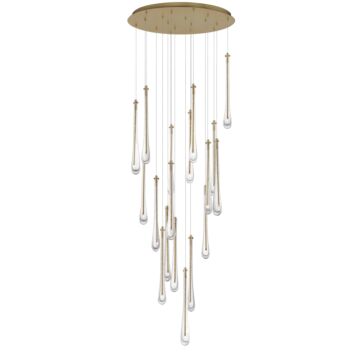 Stillo LED Pendant in Gold by ET2