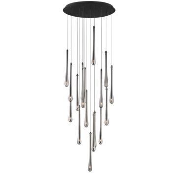 Stillo LED Pendant in Black by ET2