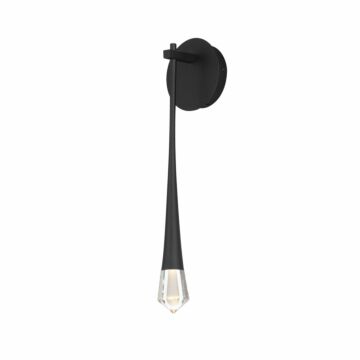 Pierce LED Wall Sconce in Black by ET2