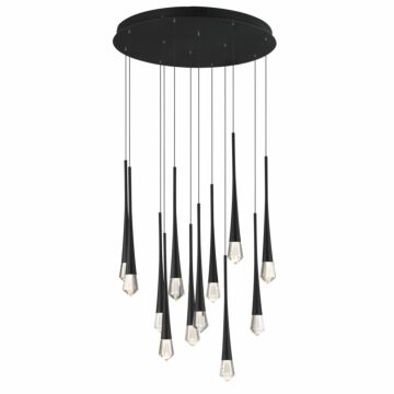 Pierce LED Pendant in Black by ET2