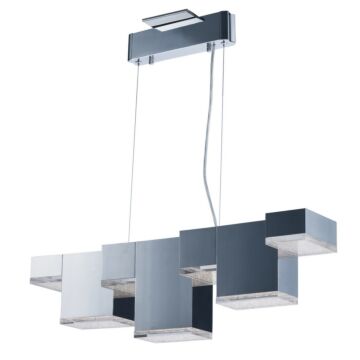 Pizzazz LED LED Pendant in Polished Chrome by ET2