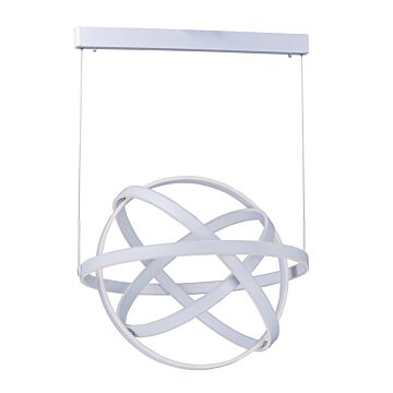 Gyro LED LED Pendant in Matte White by ET2