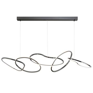 Unity LED Pendant in Black Chrome by ET2