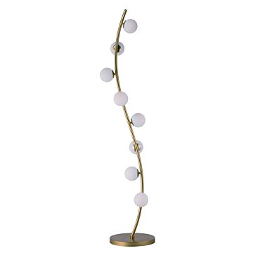 Rover LED Floor Lamp in Metallic Gold by ET2