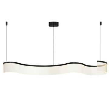 Sonata LED Pendant in Black by ET2