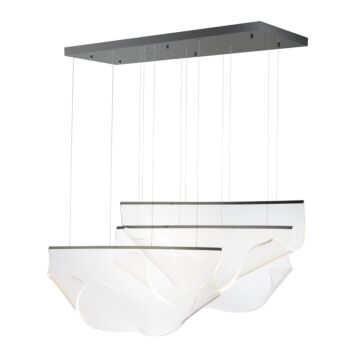 Rinkle LED Pendant in Brushed Gunmetal by ET2