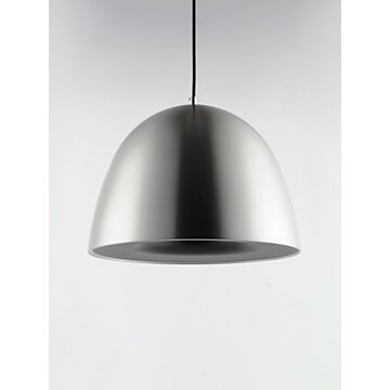 Fungo LED Pendant in Satin Nickel  Black by ET2