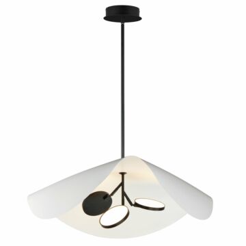 Carmen LED Pendant in Black by ET2