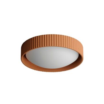 Souffle LED Flush Mount in Terra Cotta by ET2