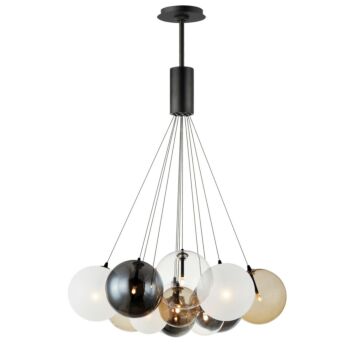 Burst LED Pendant in Black by ET2