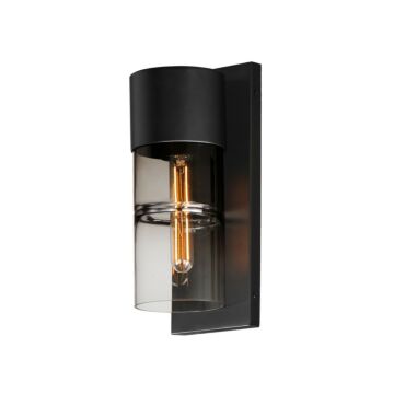 Smokestack LED Outdoor Wall Sconce in Black by ET2