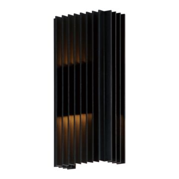 Rampart LED Outdoor Wall Sconce in Black by ET2