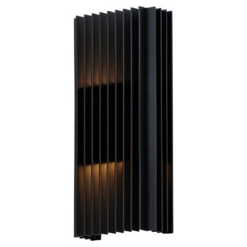 Rampart LED Outdoor Wall Sconce in Black by ET2