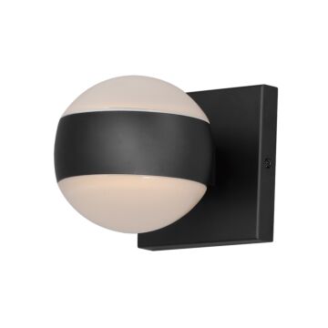 Modular LED Outdoor Wall Sconce in Black by ET2