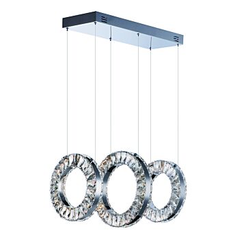 Charm LED Pendant in Polished Chrome by ET2