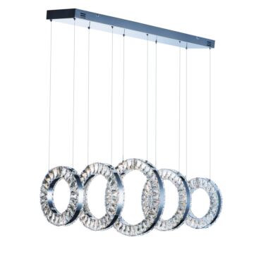 Charm LED Pendant in Polished Chrome by ET2